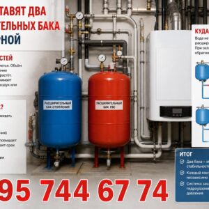 Загадка бойлерной: зачем монтажники ставят два расширительных бака в одном доме?