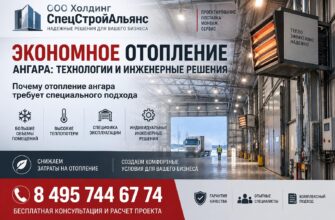 Экономное отопление ангара: технологии и инженерные решения