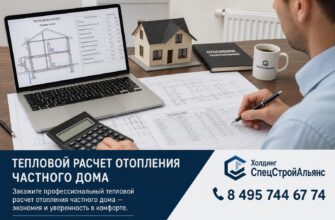 Тепловой расчет отопления частного дома