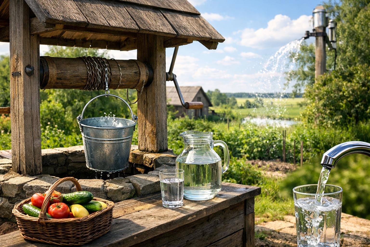 Преимущества воды из колодца: автономность, экономия и природный вкус Преимущества воды из колодца: автономность, экономия и природный вкус