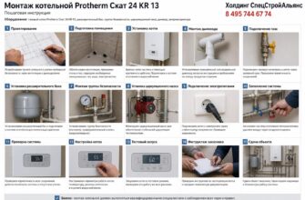 Монтаж котельной Protherm Скат 24 KR 13