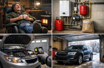 Автономное отопление гаража