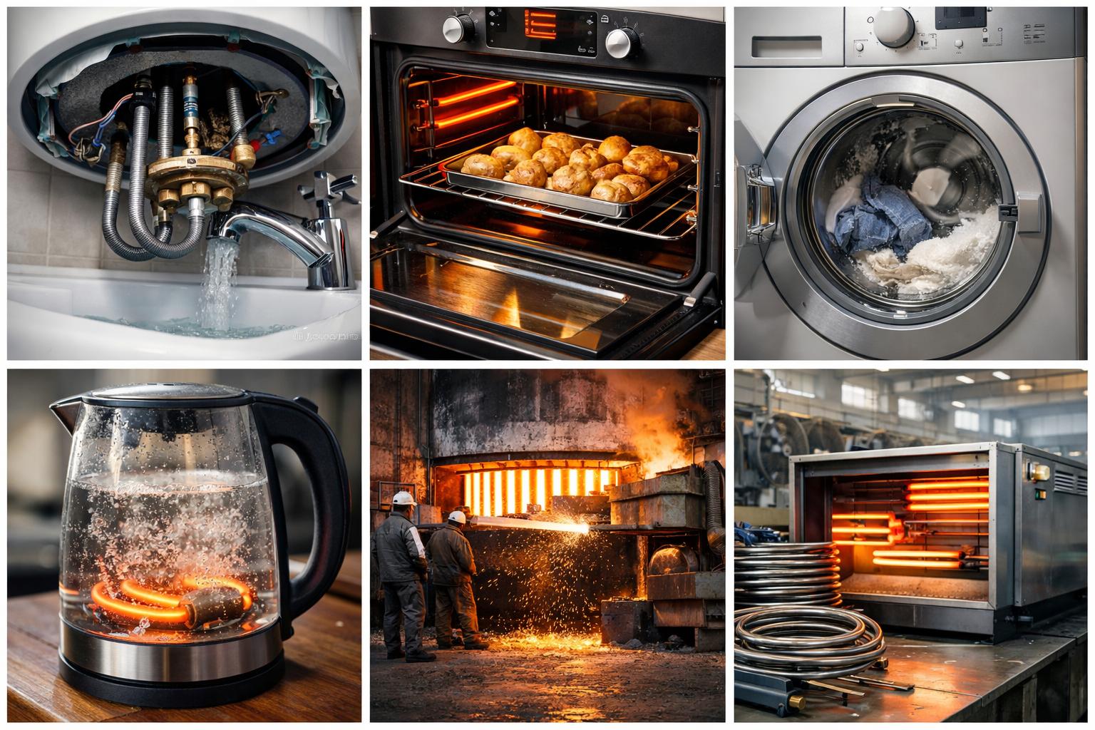 Ключевые области применения ТЭНов: от бытового до промышленного