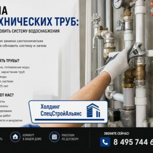 Замена сантехнических труб
