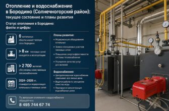 Отопление и водоснабжение в Бородино (Солнечногорский район)