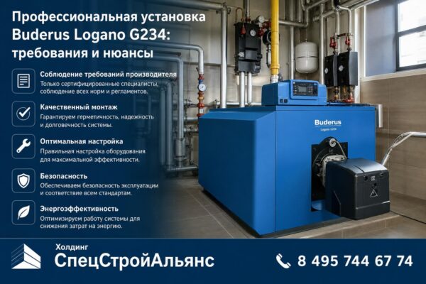 Профессиональная установка Buderus Logano G234