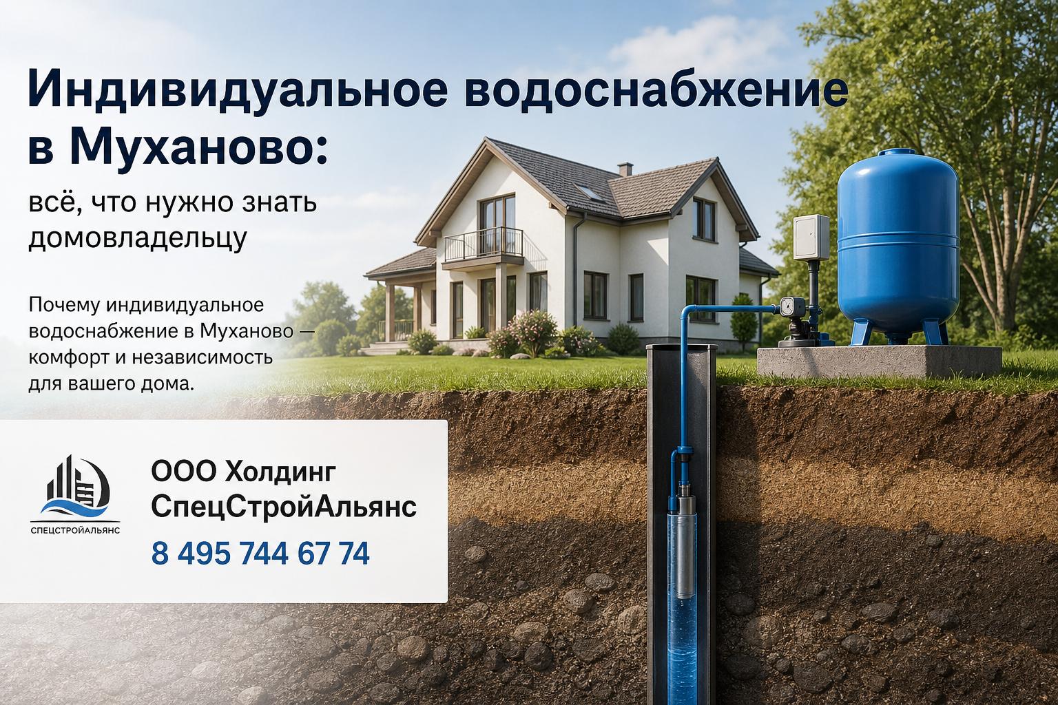 Почему индивидуальное водоснабжение в Муханово — комфорт и независимость для вашего дома Почему индивидуальное водоснабжение в Муханово — комфорт и независимость для вашего дома