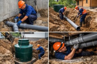 Монтаж канализации в частном доме