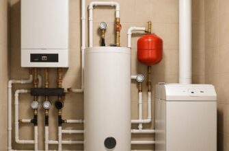 Отопление и котельная для частного дома 160 м²