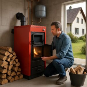 Обогрев на твердом топливе