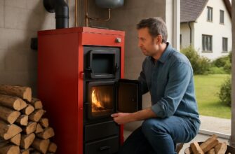 Обогрев на твердом топливе