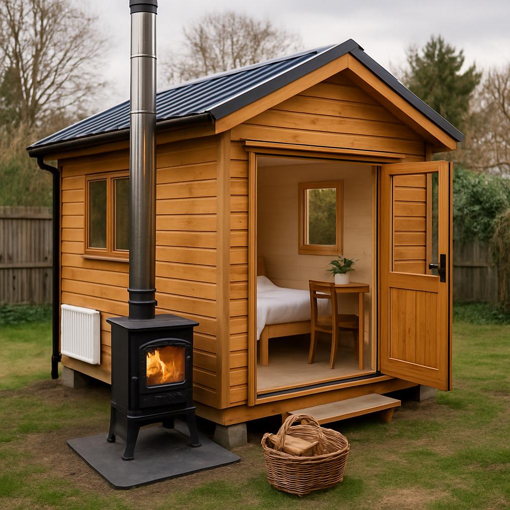 Отопление дома площадью 15 кв.м