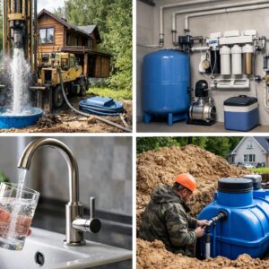 Водоснабжение частного дома в Икше