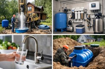 Водоснабжение частного дома в Икше