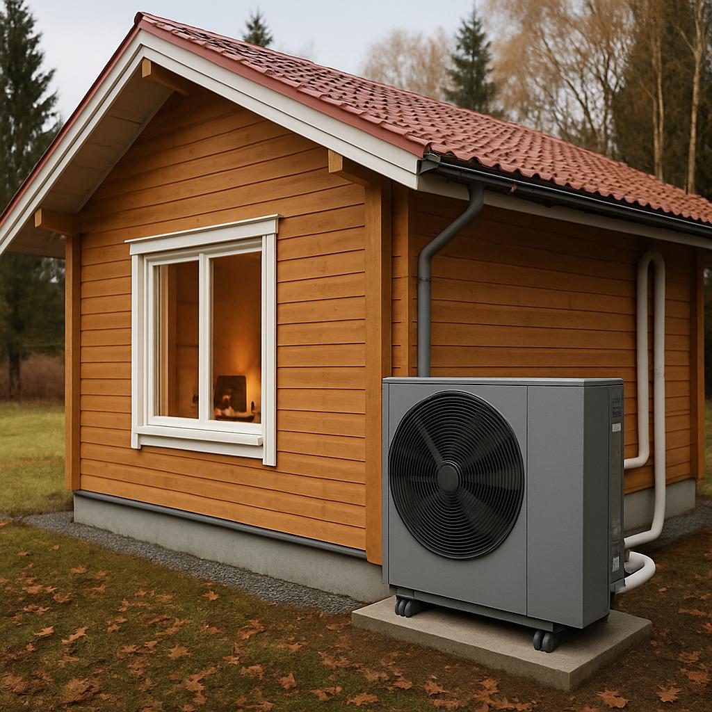 Отопление дачи с помощью насоса