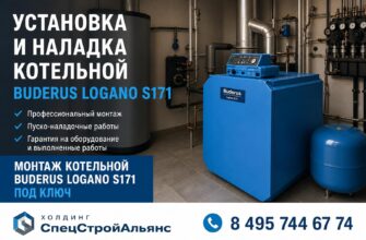 Установка и наладка котельной Buderus Logano S171