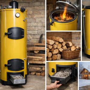 Твердотопливный дровяной котел STROPUVA S 8 Mini