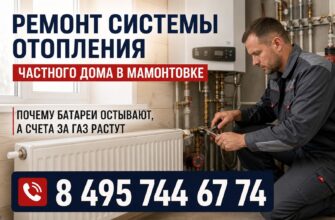 Ремонт и модернизация системы отопления частного дома в Мамонтовке