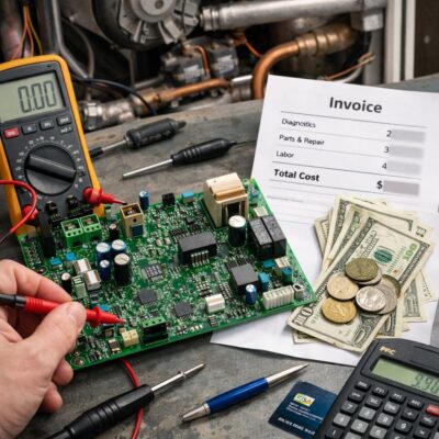 Сколько стоит привести в порядок электронную плату газового котла и стоит ли это делать?
