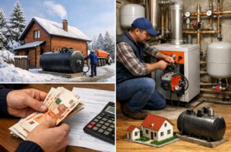 Жидкотопливное отопление частного дома в Хотьково