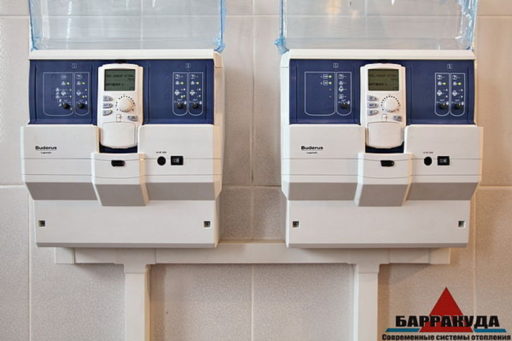 Система отопления дома дворцового типа. Погодозависимый, каскадный контроллер управления системой отопления.