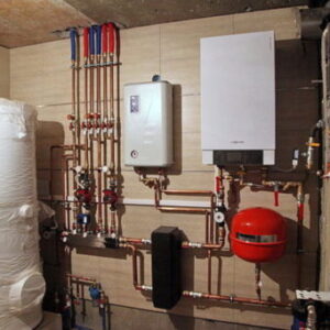 Топочная на высокоэффективном конденсационном котле BUDERUS GB112 42 кВт(Германия)