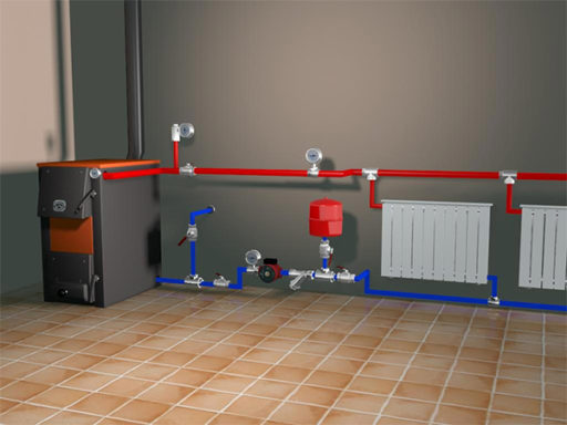 Монтаж и установка систем отопления в частном доме