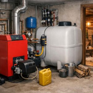 Отопление дачи дизельным котлом