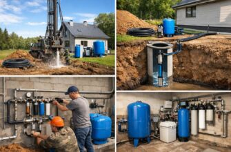 Система водоснабжения для дома в Абрамовке