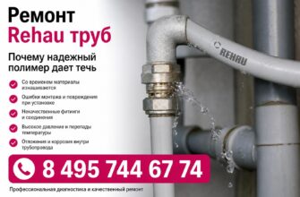 Восстановление труб Rehau