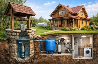 Водоснабжение частного дома из колодца в Дмитровском районе