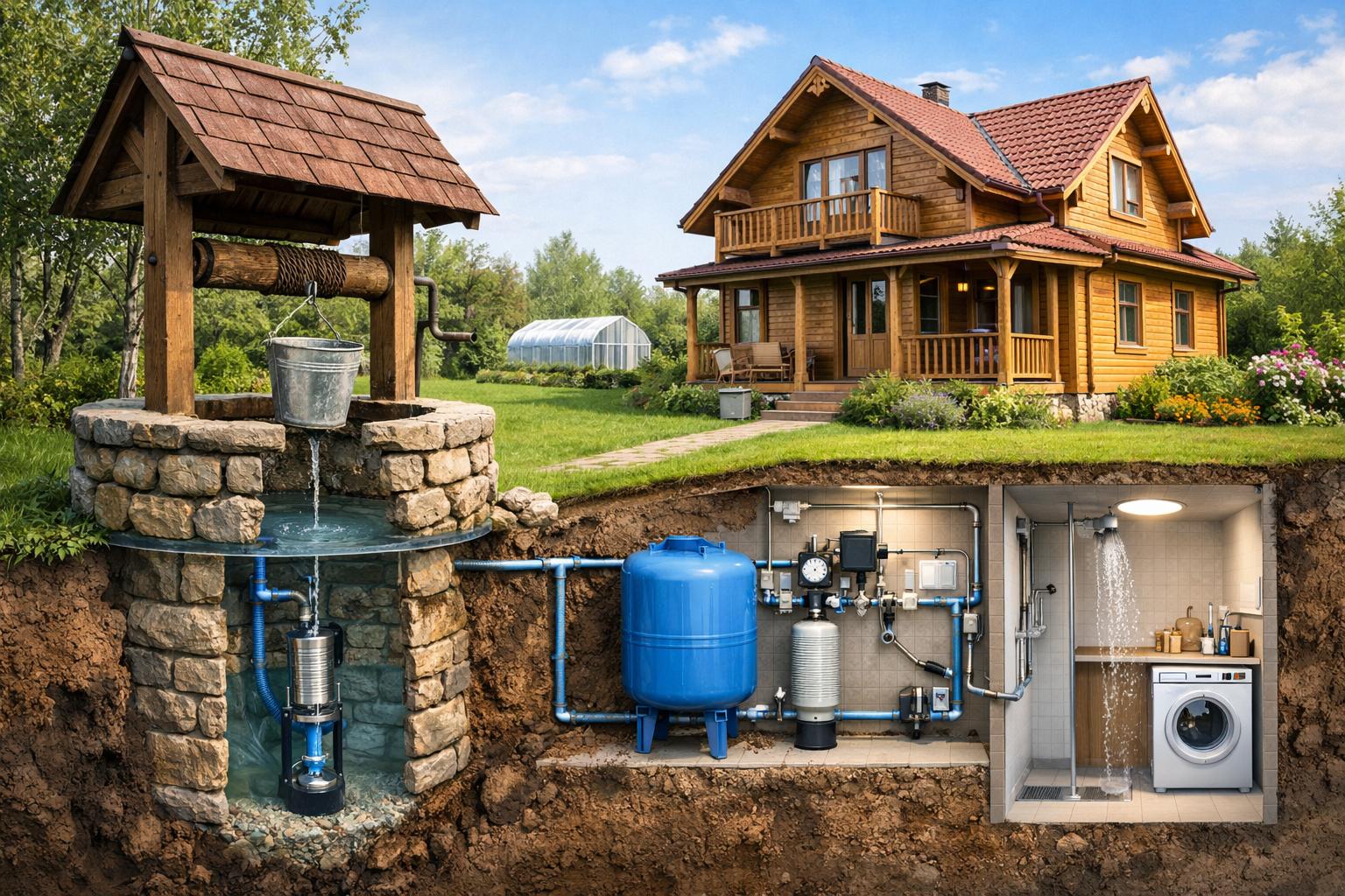 Почему водоснабжение из колодца в Дмитровском районе — выгодное решение для вашего загородного дома