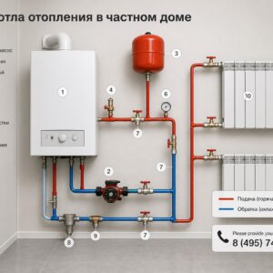 Как правильно спроектировать и собрать схему котла отопления в частном доме — понятный путеводитель