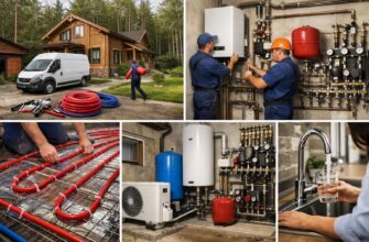 Услуги отопления и водоснабжения в СНТ Белозерово