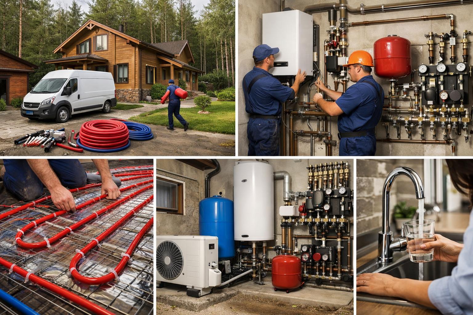 Комплексные Услуги отопления водоснабжения в СНТ Белозерово от ООО Холдинг СпецСтройАльянс — качественно и под ключ