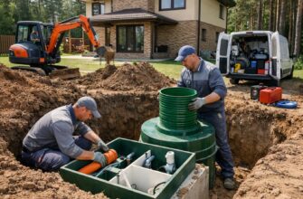 Монтаж канализации частного дома в Крекшино (Московская область)
