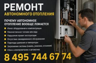 Ремонт автономного отопления: порядок
