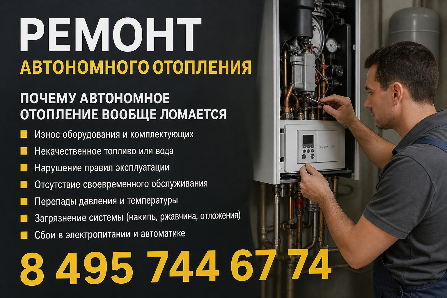 Почему автономное отопление вообще ломается