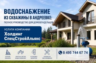Водоснабжение из скважины в Андреевке