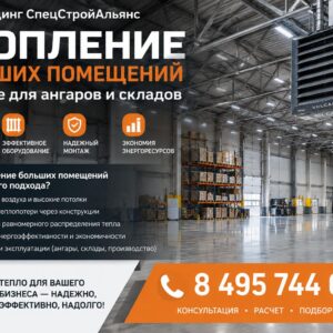 Отопление больших помещений: решение для ангаров и складов