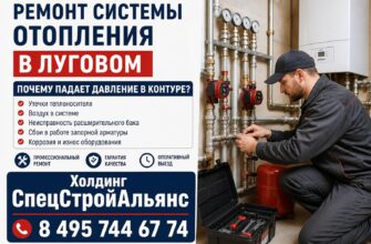 Ремонт системы отопления в Луговом