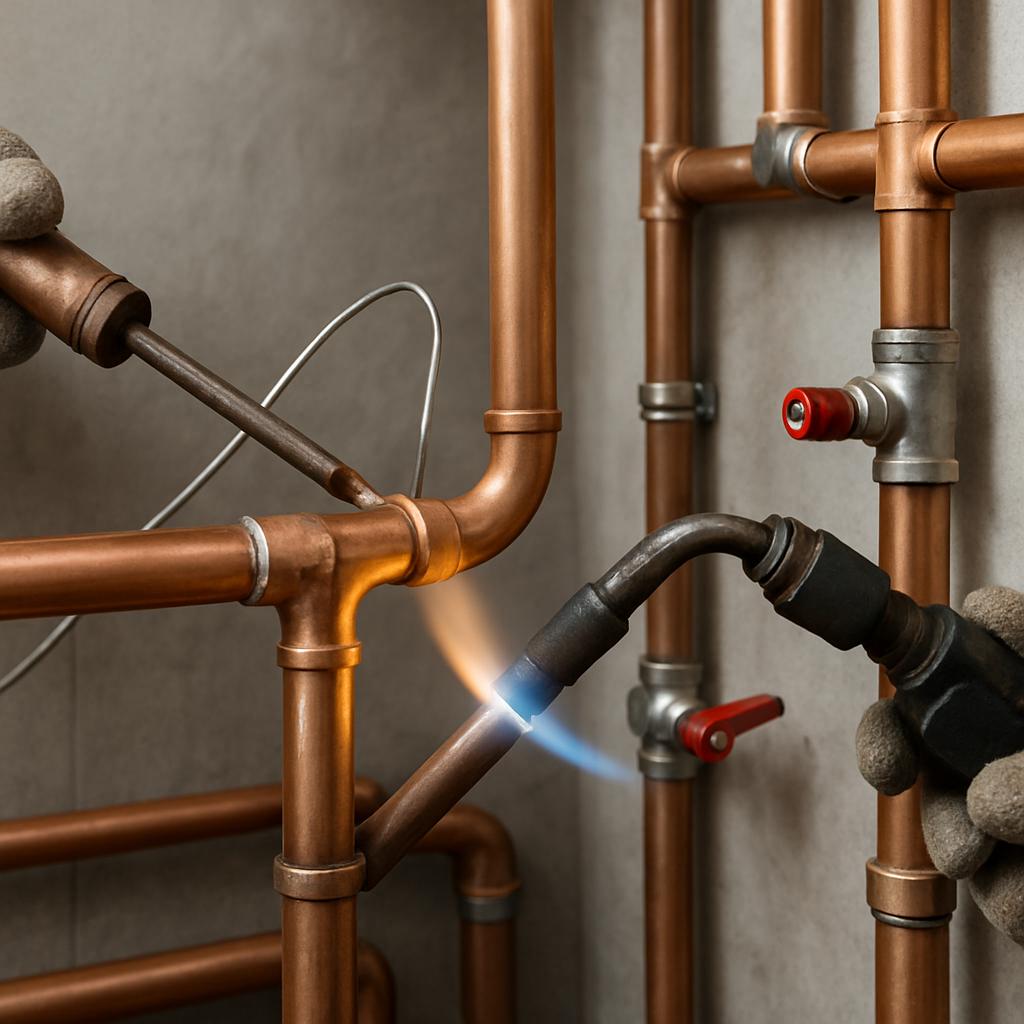 Комплексные решения: Сварка пайка медных труб отопления водоснабжения частного дома от ООО ДИЗАЙН ПРЕСТИЖ Комплексные решения: Сварка пайка медных труб отопления водоснабжения частного дома от ООО ДИЗАЙН ПРЕСТИЖ