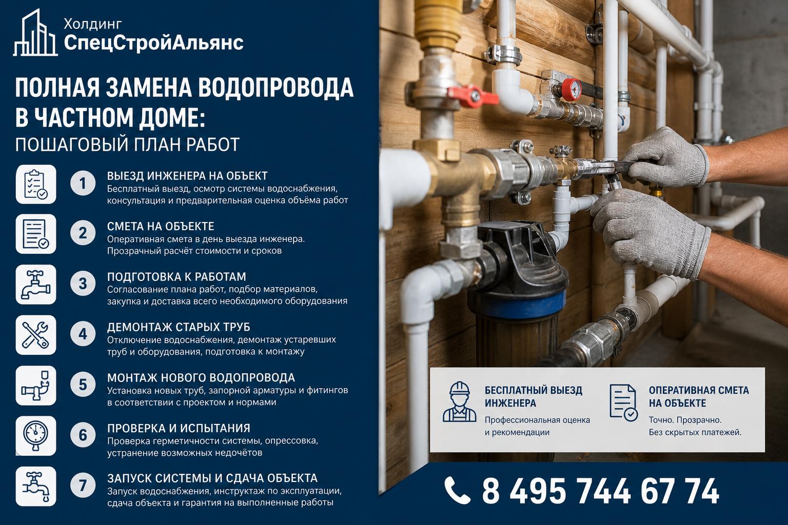 Бесплатный выезд инженера и оперативная смета на объекте Бесплатный выезд инженера и оперативная смета на объекте