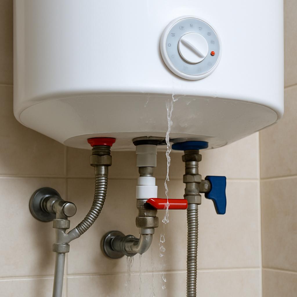 Почему из электрического котла течет вода