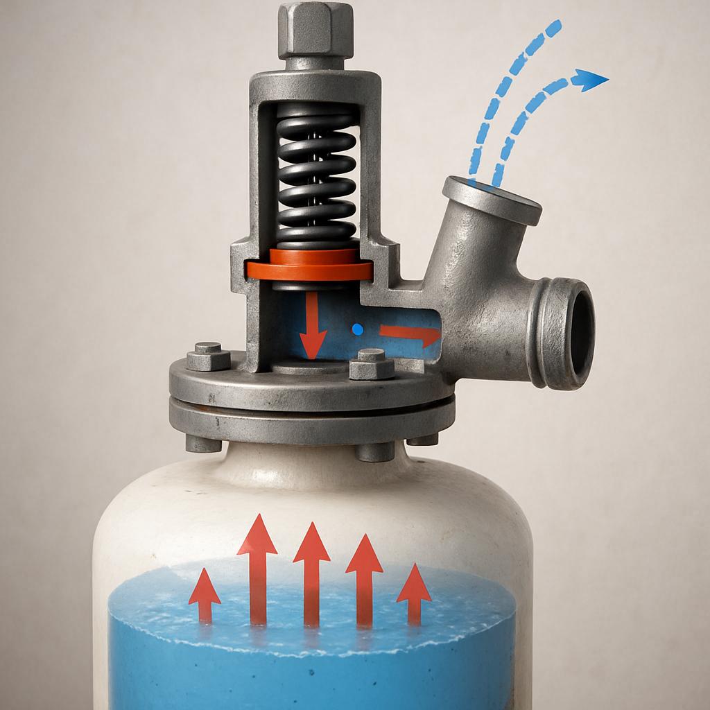 Как работают предохранительные клапаны: понятная схема защиты