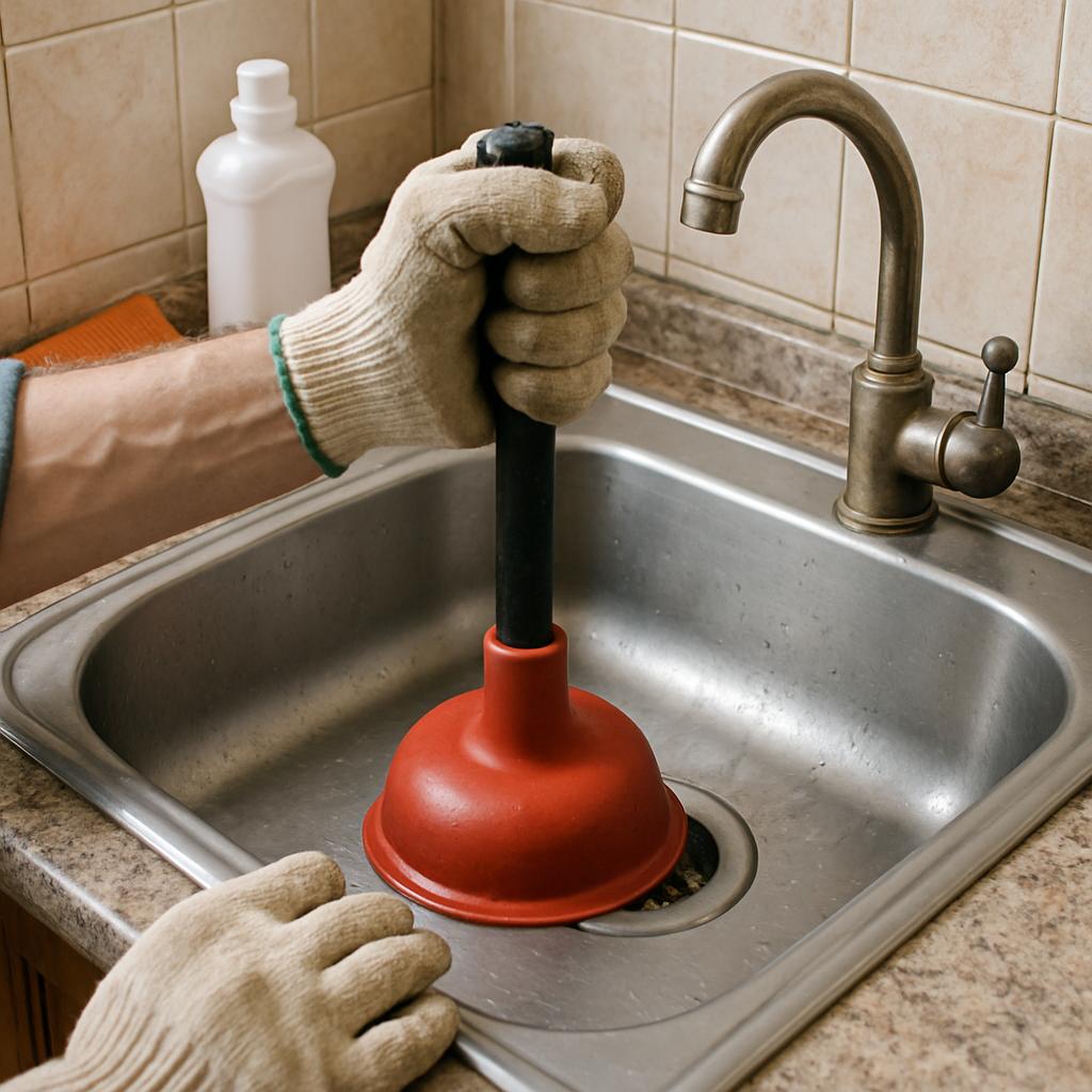 Прочистка водопроводных труб