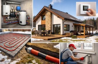 Эффективное водяное отопление частного дома в Кокошкино