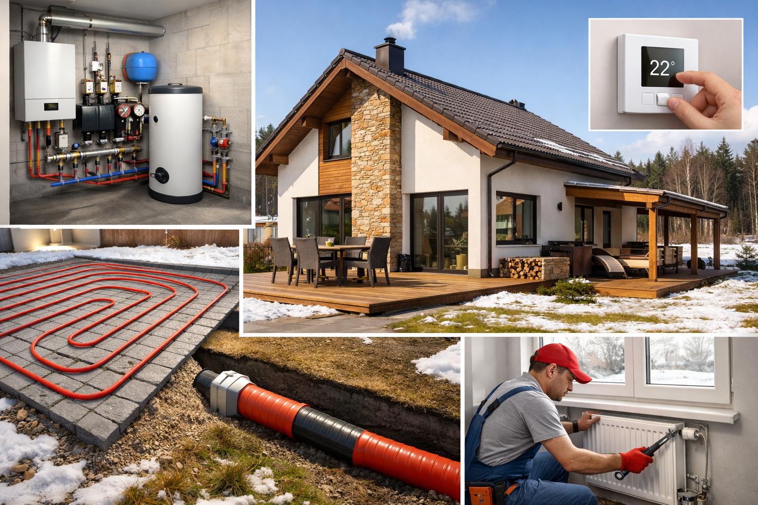 Почему водяное отопление — оптимальный выбор для частного дома в Кокошкино