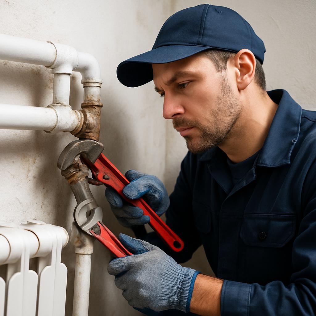 Профессиональный ремонт системы труб отопления