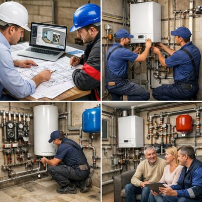 Профессиональная реконструкция системы отопления частного дома